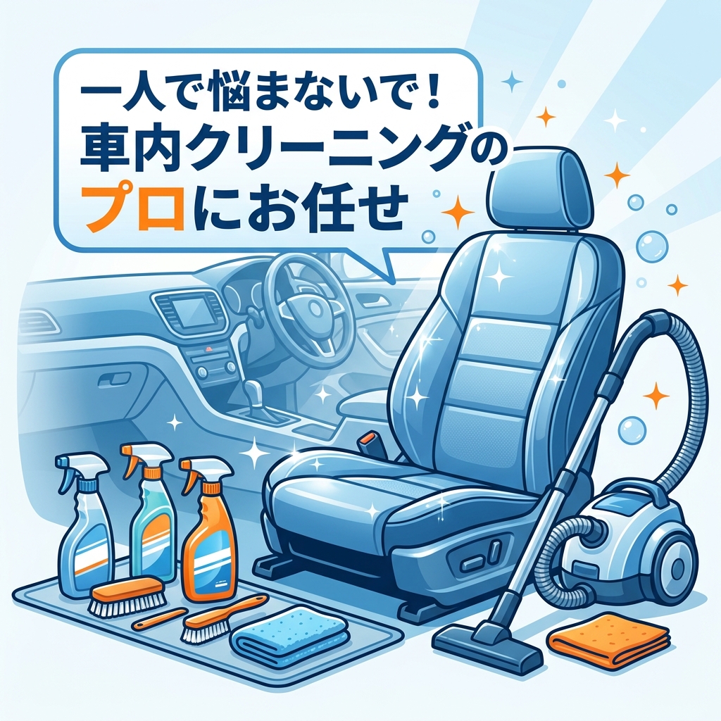 福井県の車内クリーニング - 一人で悩まないでプロにお任せ